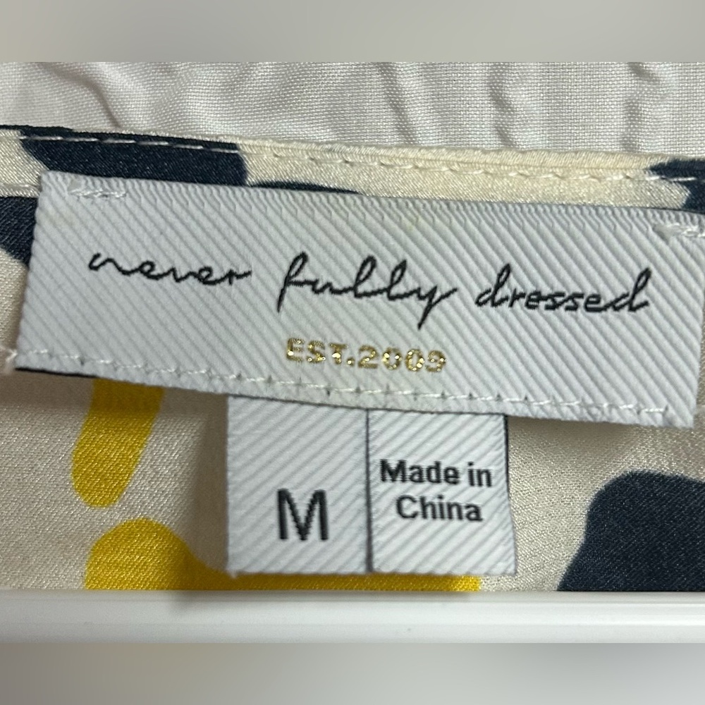 Never Fully Dressed Multicolor Wrap Blouse - image 5